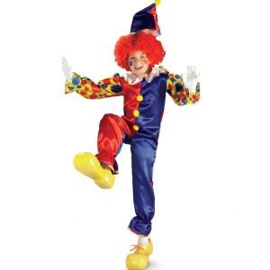 Bästa clowndräkterna till maskeraden - Magisk Clown Barn Maskeraddräkt